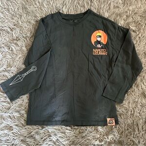 Charcoal Naruto long sleeve t-shirt.